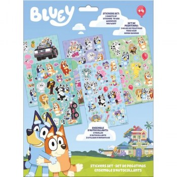 pack pegatinas bluey