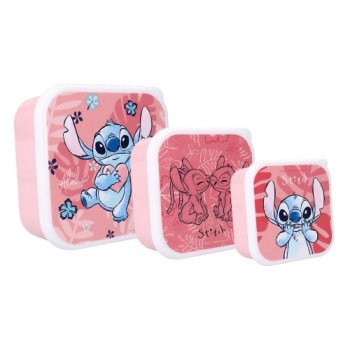 pack 3 sandwicheras stitch disney