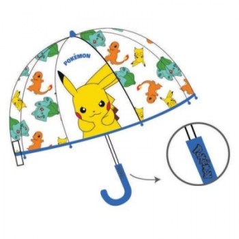 paraguas transparente pokemon