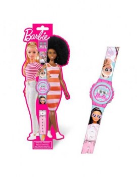 reloj digital barbie