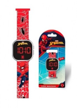 reloj led spiderman