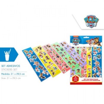 set pegatinas patrulla canina