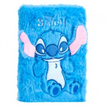 cuaderno tapa peluche stitch disney
