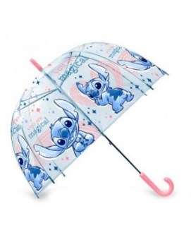 paraguas transparente stitch 48cm.